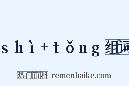 shì+tǒng组词是什么意思的图片